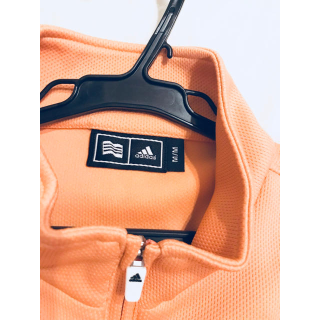 adidas(アディダス)の★アディダス ジャージ トップス オレンジ サーモンピンク  M  レディースのトップス(カットソー(半袖/袖なし))の商品写真