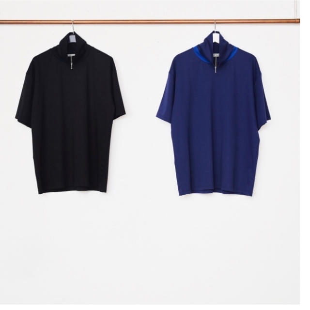 COMME des GARCONS(コムデギャルソン)のLITTLEBIG Zip Hi-Necked メンズのトップス(Tシャツ/カットソー(半袖/袖なし))の商品写真