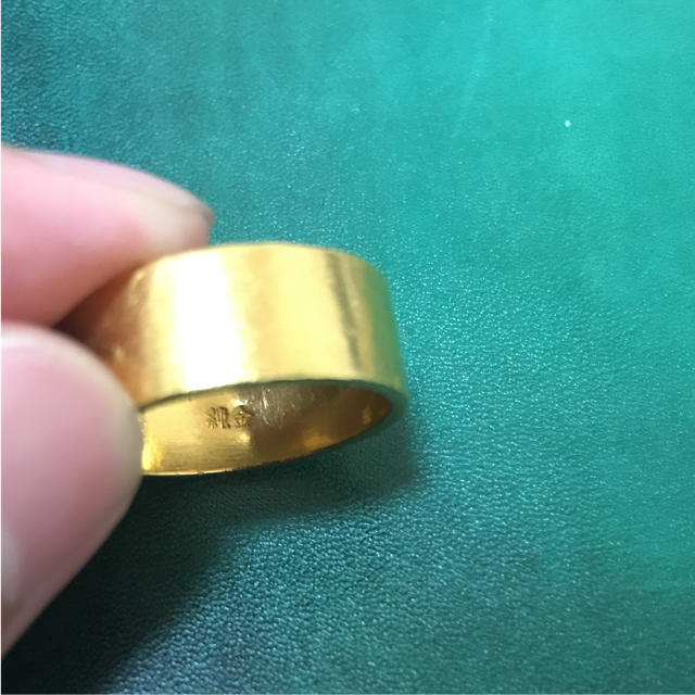 純金 指輪 メンズのアクセサリー(リング(指輪))の商品写真