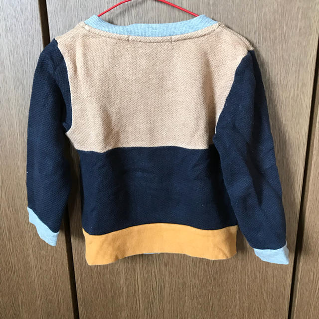 GLOBAL WORK(グローバルワーク)のカラー切替のカーディガン キッズ/ベビー/マタニティのキッズ服男の子用(90cm~)(カーディガン)の商品写真