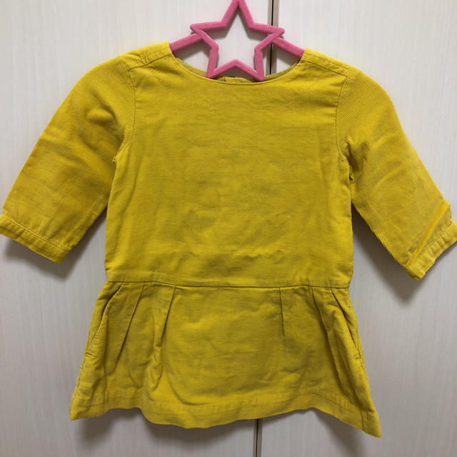 babyGAP(ベビーギャップ)のコーデュロイワンピース 80センチ キッズ/ベビー/マタニティのベビー服(~85cm)(ワンピース)の商品写真