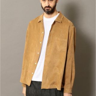 ビューティアンドユースユナイテッドアローズ(BEAUTY&YOUTH UNITED ARROWS)の2018最新作BEAUTY&YOUTH スエードタッチ シャツSize.XL(シャツ)