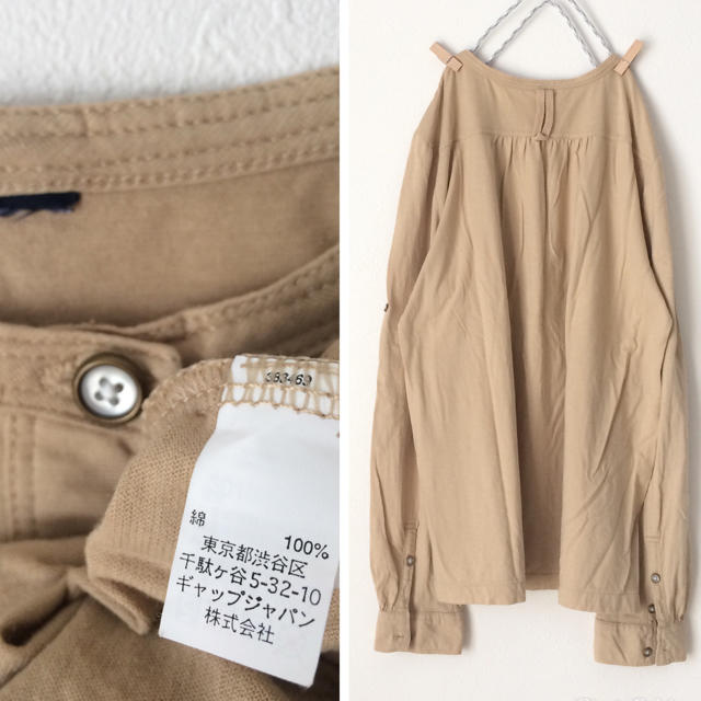 GAP(ギャップ)のGAP 綿カットソー レディースのトップス(カットソー(長袖/七分))の商品写真