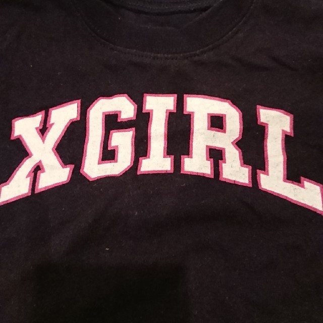 X-girl Stages(エックスガールステージス)のエックスガール チュールTシャツ キッズ/ベビー/マタニティのキッズ服女の子用(90cm~)(Tシャツ/カットソー)の商品写真