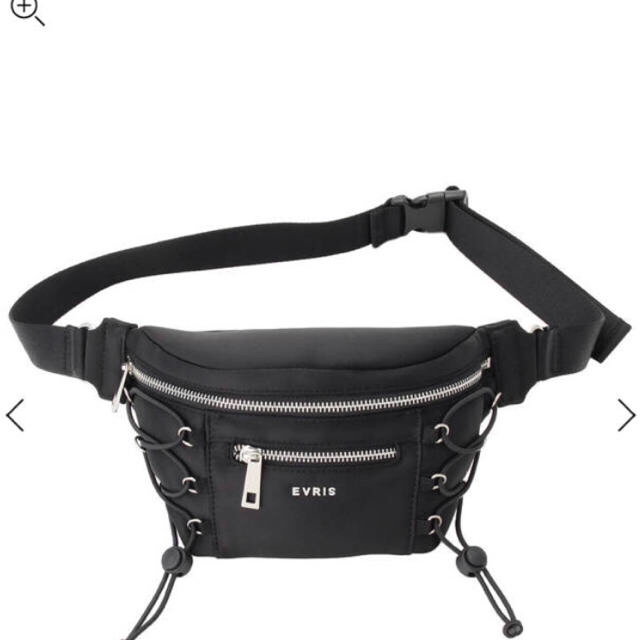 EVRIS(エヴリス)のEVRIS ウエストポーチ ブラック レディースのバッグ(ボディバッグ/ウエストポーチ)の商品写真