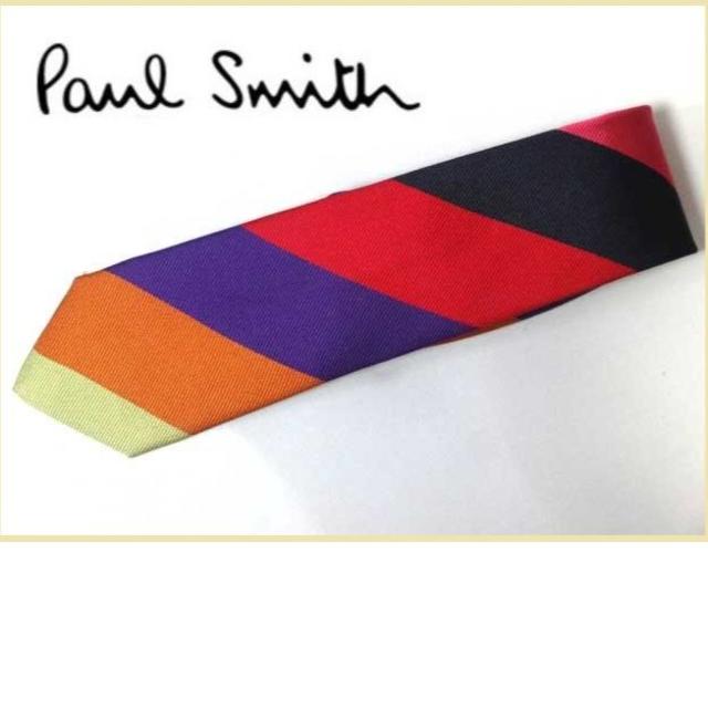 Paul Smith(ポールスミス)の最高級★ポールスミスコレクション★パーティーカラーマルチストライプネクタイ★ メンズのファッション小物(ネクタイ)の商品写真