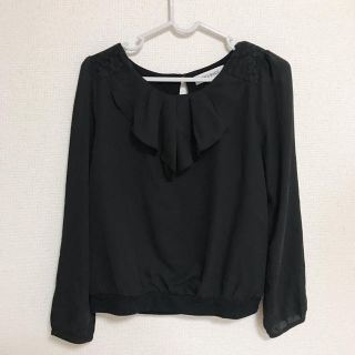 ミッシュマッシュ(MISCH MASCH)の上品ブラウス 黒(シャツ/ブラウス(長袖/七分))