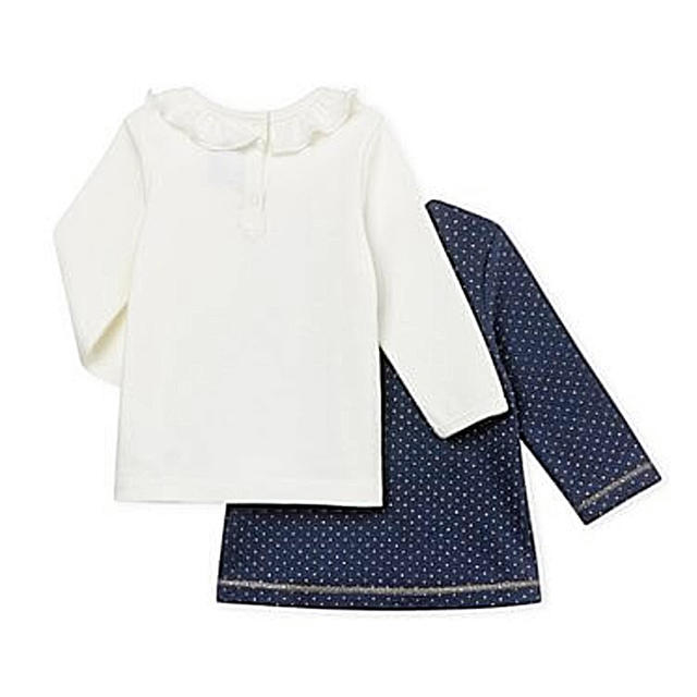 PETIT BATEAU(プチバトー)のプチバトー 18AW 長袖カットソー2枚組 24m 新品 キッズ/ベビー/マタニティのベビー服(~85cm)(シャツ/カットソー)の商品写真