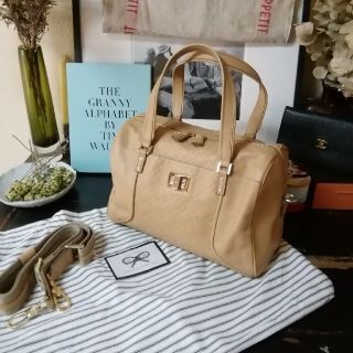 アニヤハインドマーチ(ANYA HINDMARCH)のymmt様専用。美品。ANYA HINDMARCH　グレイシーと二点セット(ハンドバッグ)