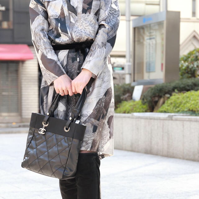 人気商品】 CHANEL - CHANEL シャネル パリビアリッツPM トートバッグ