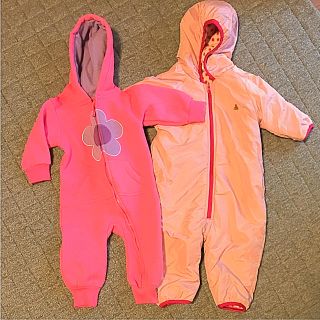 ベビーギャップ(babyGAP)のカバーオール ジャンプスーツ ロンパース  70センチ 6-12m まとめ売り(カバーオール)