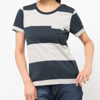 トゥデイフル(TODAYFUL)のトゥデイフル TODAYFUL ボーダー カットソー Tシャツ ポケT ポケット(Tシャツ(半袖/袖なし))