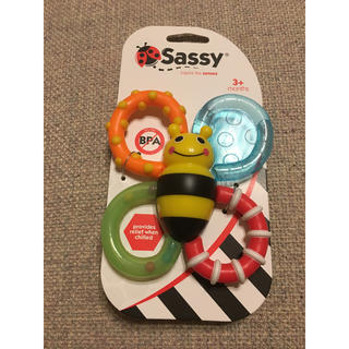 サッシー(Sassy)のSassy 歯固め 新品(がらがら/ラトル)