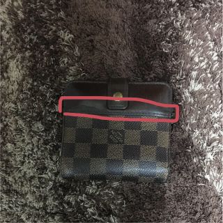 ルイヴィトン(LOUIS VUITTON)のルイヴィトン ダミエ 二つ折り財布(折り財布)