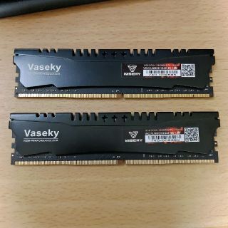 クーポンで5%off！ Vaseky DDR4メモリ 8g×2 16GB (PCパーツ)