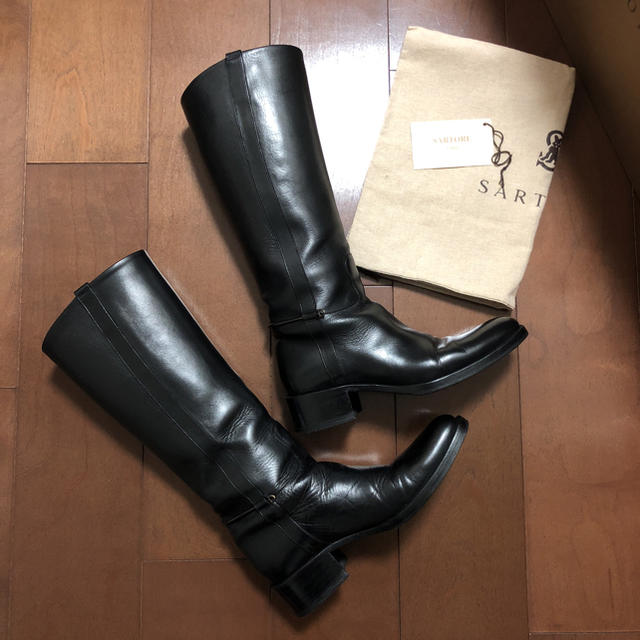 SARTORE(サルトル)ののこのこ様専用です💛SARTORE👢サルトル ロングブーツ ブラック  レディースの靴/シューズ(ブーツ)の商品写真