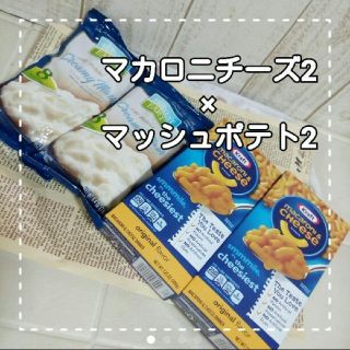 コストコ(コストコ)のコストコ　マカロニチーズ　×　マッシュポテト(インスタント食品)