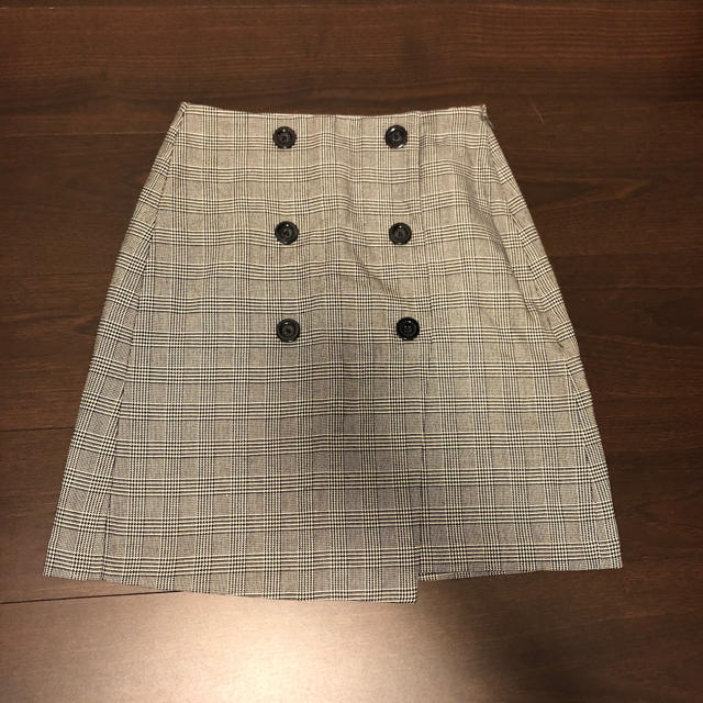 GU(ジーユー)のグレンチェックミニスカート GU レディースのスカート(ミニスカート)の商品写真