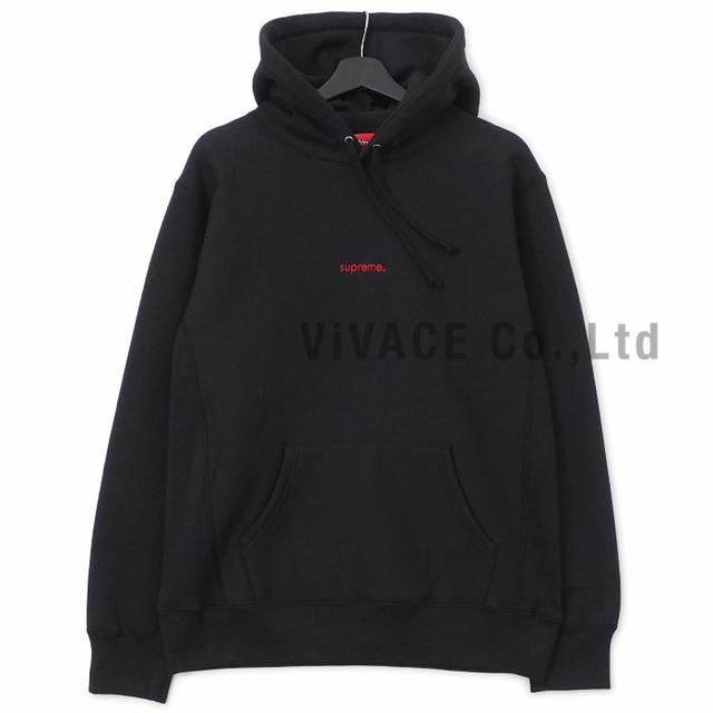 Supreme Trademark Hooded Sweatshirt 黒M
