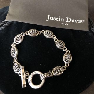 本物Justin Davis ジャスティンデイビス クラウンブレスレット保証