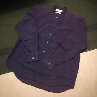 コムデギャルソン(COMME des GARCONS)のCOMME des GARCONS SHIRT フランス製 シャツ ノーカラー(シャツ)