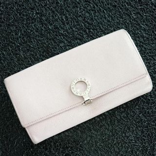 ブルガリ(BVLGARI)のブルガリ BVLGARI  ピンク 長財布 (財布)