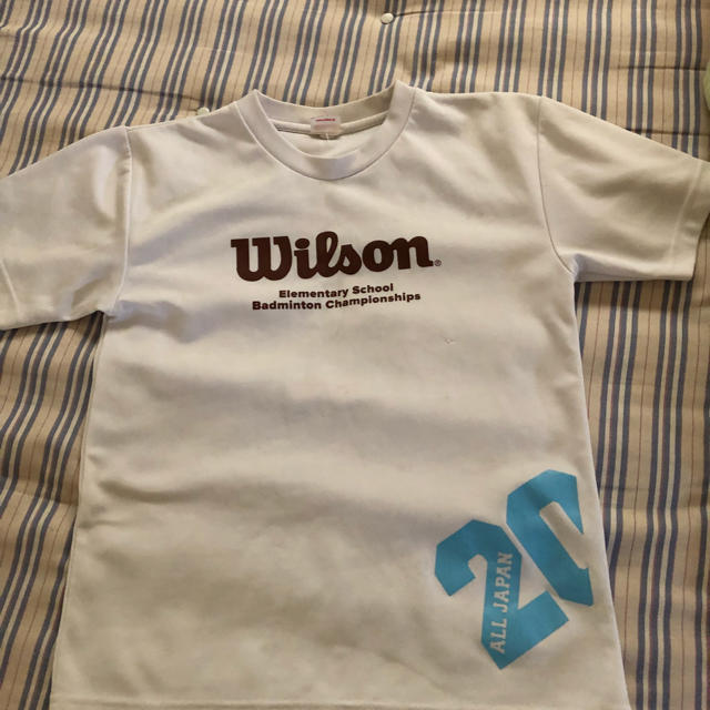 wilson(ウィルソン)のウィルソン 記念Tシャツ XS スポーツ/アウトドアのスポーツ/アウトドア その他(バドミントン)の商品写真