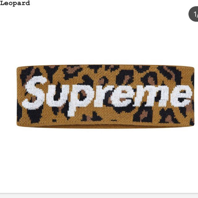 Supreme(シュプリーム)のSupreme new era big logo headband leopar メンズの帽子(その他)の商品写真