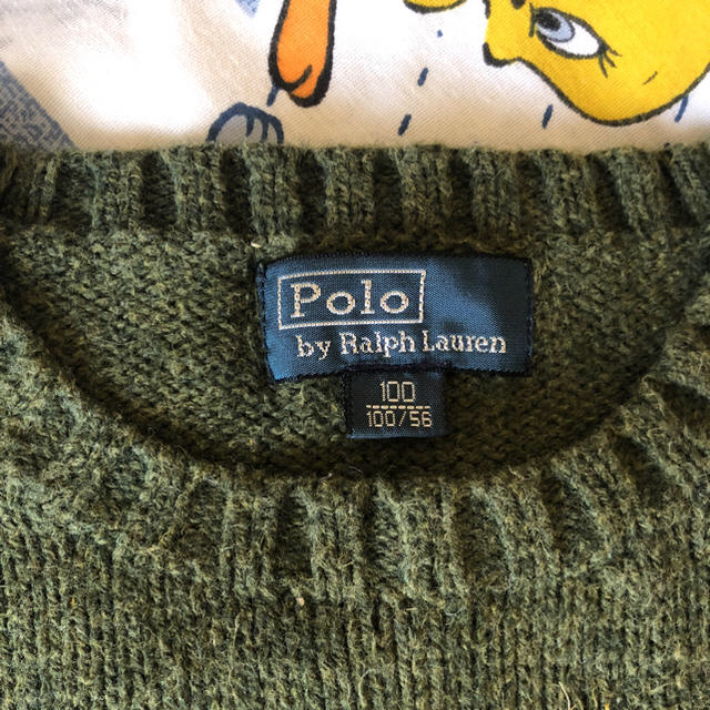 POLO RALPH LAUREN(ポロラルフローレン)のラルフローレン  100cm キッズ/ベビー/マタニティのキッズ服男の子用(90cm~)(ニット)の商品写真