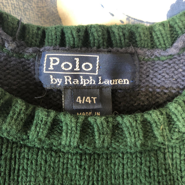 POLO RALPH LAUREN(ポロラルフローレン)のラルフローレン  ４T キッズ/ベビー/マタニティのキッズ服男の子用(90cm~)(ニット)の商品写真