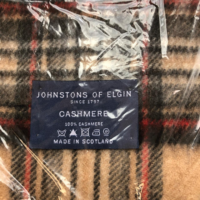 Johnstons(ジョンストンズ)のジョンストンズ マフラー カシミヤ100% レディースのファッション小物(マフラー/ショール)の商品写真
