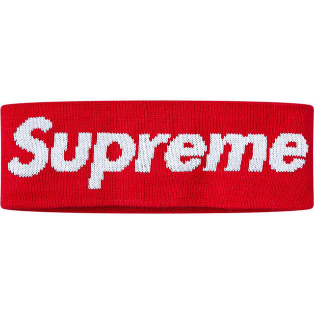 supreme headband 赤メンズ