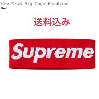 シュプリーム(Supreme)のSUPREME NEW ERA BIG LOGO HEADBAND RED 赤(その他)