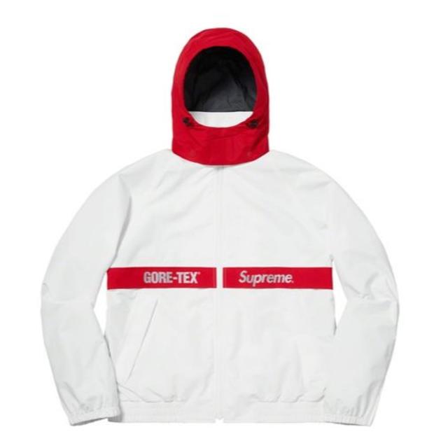 【送料込】supreme GORE-TEX Court Jacket 白 s