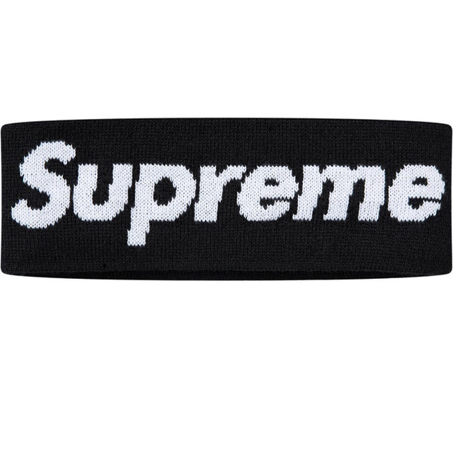 supreme ヘアバンド 黒