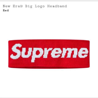 シュプリーム(Supreme)のsupreme Big Logo Headband red(ヘアバンド)
