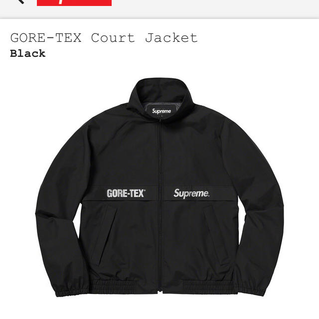 supreme gore-tex court jacket S 1