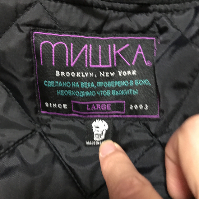 MISHKA(ミシカ)のMISHKAジャケット メンズのジャケット/アウター(スタジャン)の商品写真