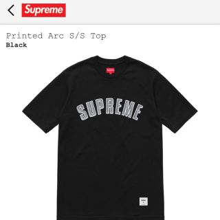 シュプリーム(Supreme)のsupreme Printed Arc s/s Top Black(Tシャツ/カットソー(半袖/袖なし))