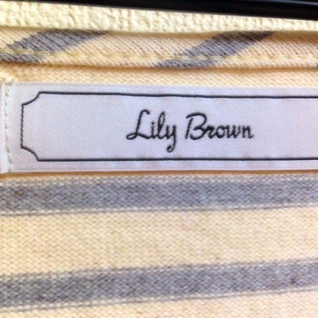 Lily Brown(リリーブラウン)のボーダートップス レディースのトップス(カットソー(長袖/七分))の商品写真