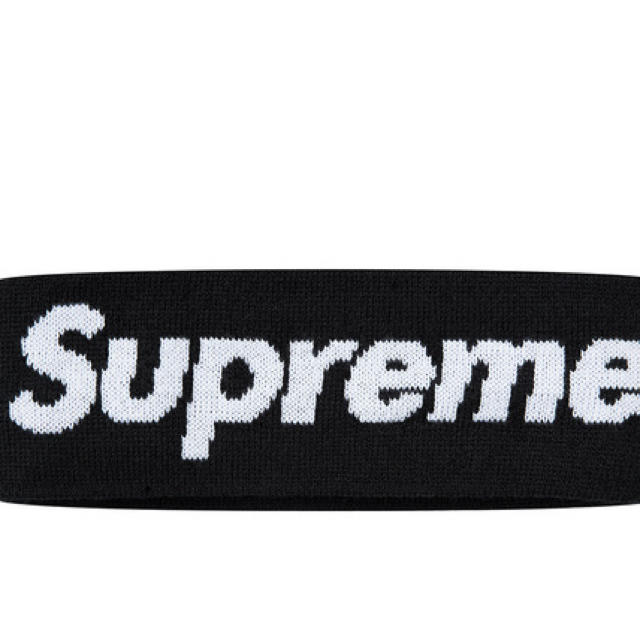 新品】Supreme New Era Big Logo Headband(黒)-