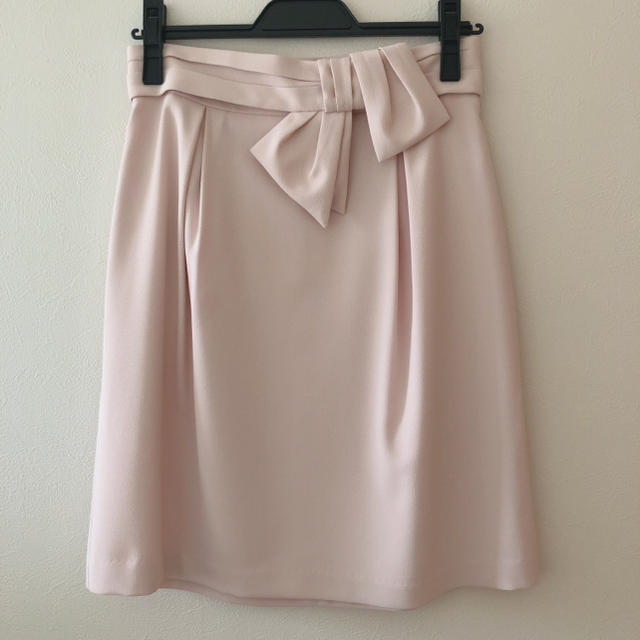 LAISSE PASSE(レッセパッセ)のウエストリボンタイトスカート レディースのスカート(ミニスカート)の商品写真