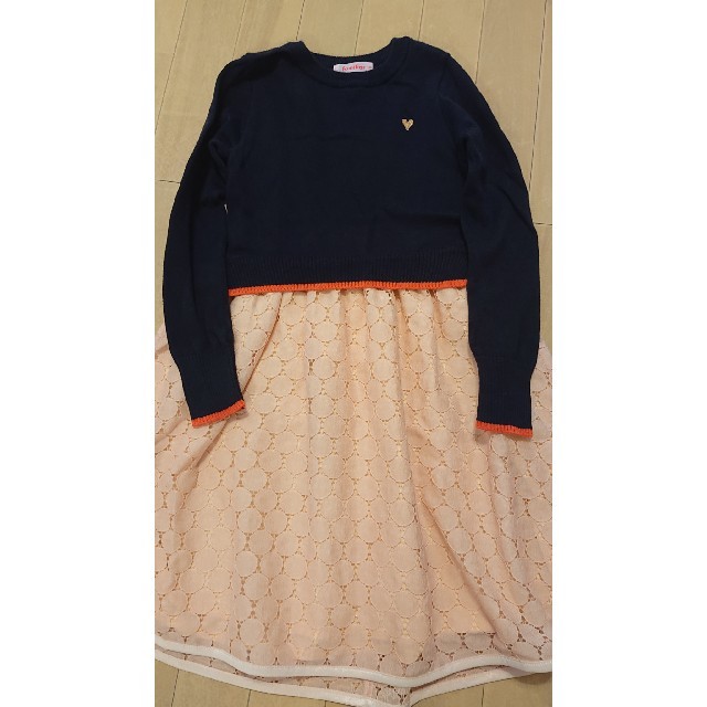 familiar(ファミリア)のファミリア ワンピース 130 ネイビー キッズ/ベビー/マタニティのキッズ服女の子用(90cm~)(ワンピース)の商品写真