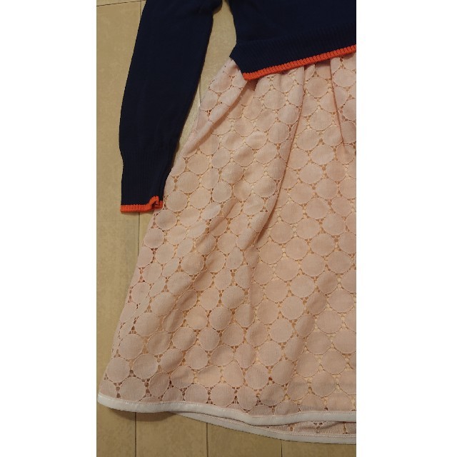 familiar(ファミリア)のファミリア ワンピース 130 ネイビー キッズ/ベビー/マタニティのキッズ服女の子用(90cm~)(ワンピース)の商品写真