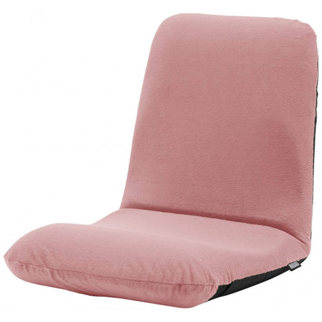55DSL(フィフティーファイブディーエスエル)のセルタン 和楽チェアM 腰楽座椅子 テクノピンク A454-506CPI  インテリア/住まい/日用品の椅子/チェア(座椅子)の商品写真
