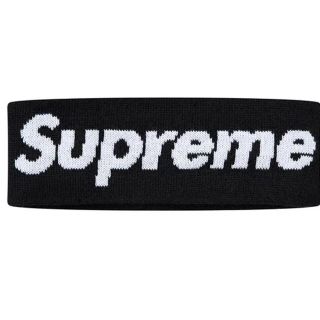 シュプリーム(Supreme)のsupreme new era big logo headband 黒(その他)