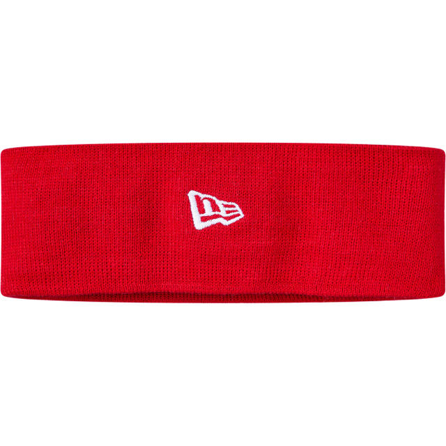 メンズNew Era Big Logo Headband Red ヘッドバンド