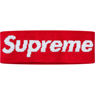 シュプリーム(Supreme)のNew Era Big Logo Headband Red ヘッドバンド(その他)