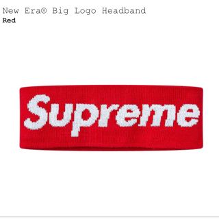 シュプリーム(Supreme)のsupreme New Era Big Logo Headband red(その他)