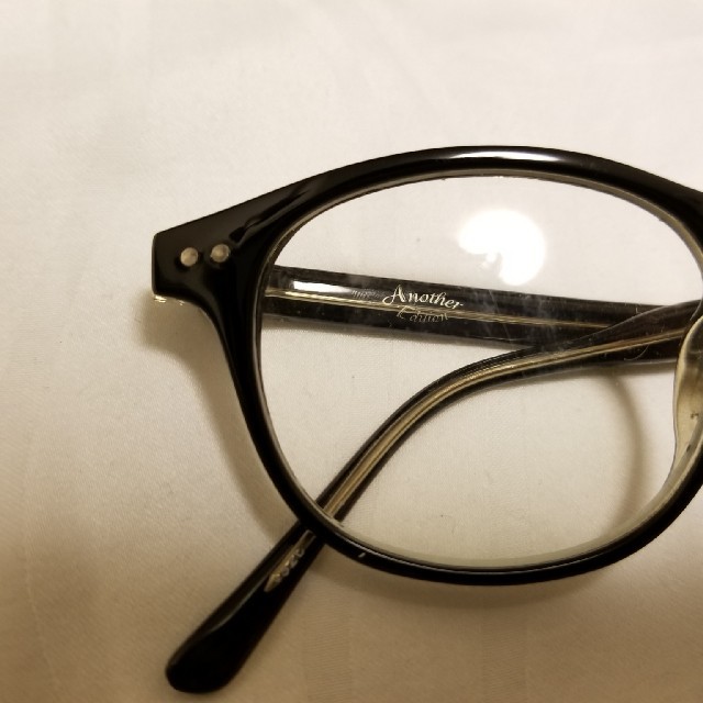 ANOTHER EDITION(アナザーエディション)のアナザーエディション　眼鏡　黒 レディースのファッション小物(サングラス/メガネ)の商品写真